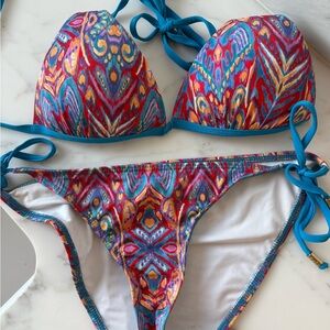 Vibrant Multicolor Bikini Set